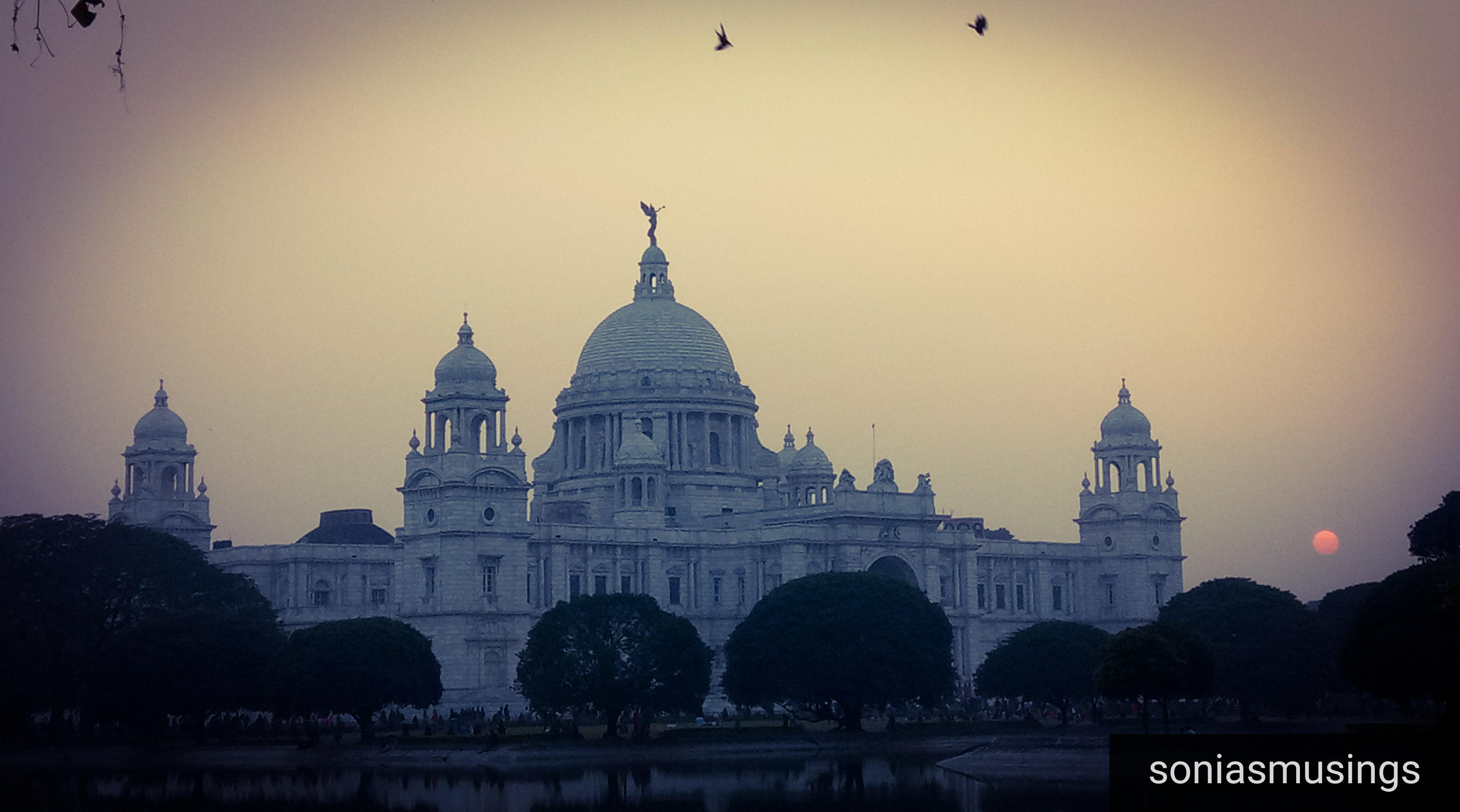Victoria Memorial_Sunset