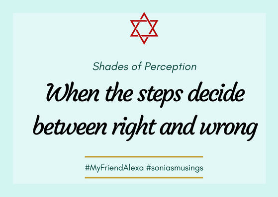 When the steps decide between right and&nbsp;wrong