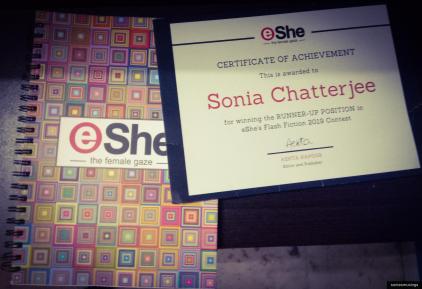 eShe Flastion Fiction runner-up