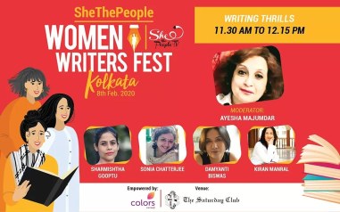 The panel on 'writing thrills'