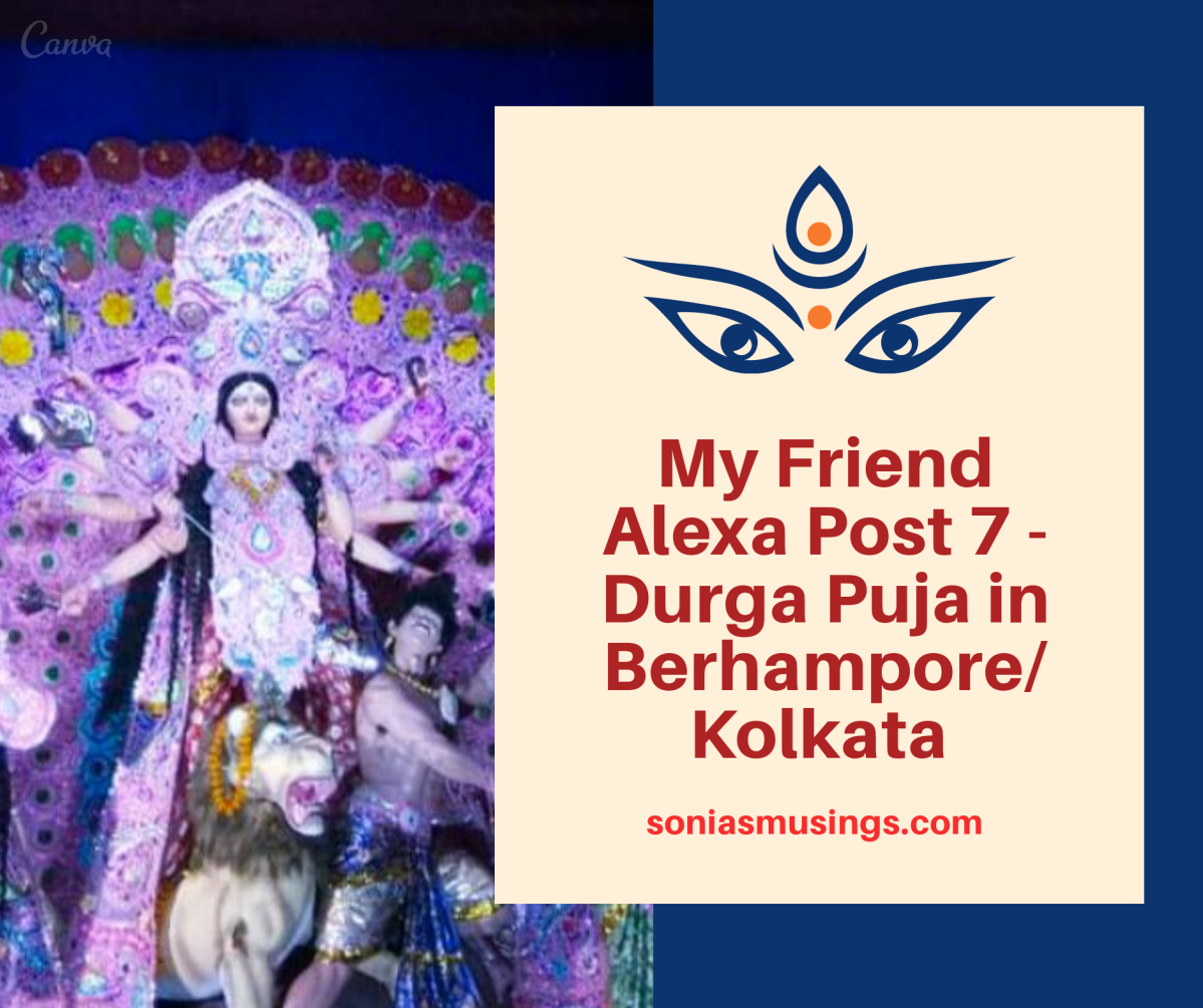 My Alexa Post 7 – Durga Puja in Berhampore/Kolkata