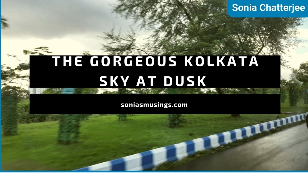 The gorgeous Kolkata sky at&nbsp;dusk